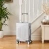 Detroit Silver Hard Shell Suitcase