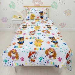 Paw Patrol Duvet Cover & Pillowcase Set, Single 6 Paw Patrol Duvet Cover & Pillowcase Set, Single -IT Luggage Kids Sales Store 30872947 alt02