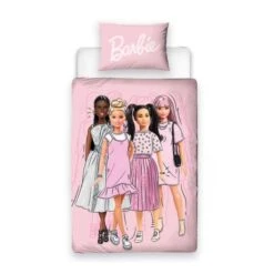 Barbie Figures Duvet Cover & Pillowcase Set, Single -IT Luggage Kids Sales Store 30873146 alt06