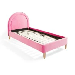 Kids Velvet Nyla Bed, Pink -IT Luggage Kids Sales Store 30873154 alt05