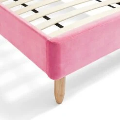 Kids Velvet Nyla Bed, Pink -IT Luggage Kids Sales Store 30873154 alt06