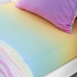 Set Of 2 Rainbow Ombre Fitted Sheet -IT Luggage Kids Sales Store 30876489 alt01
