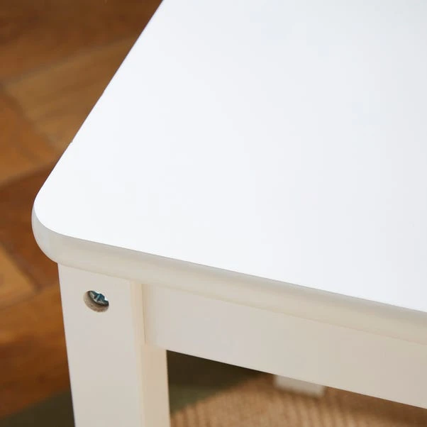 Kids Finley Desk Corkboard And Chair, White 5 Kids Finley Desk Corkboard And Chair, White - Image 5