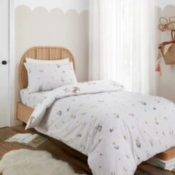 Bianca Bunny Rabbit Friends Cotton Duvet Cover & Pillowcase Set 17 Bianca Bunny Rabbit Friends Cotton Duvet Cover & Pillowcase Set -IT Luggage Kids Sales Store 30879998 alt02