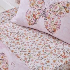 Catherine Lansfield Enchanted Butterfly Fitted Sheet -IT Luggage Kids Sales Store 30880253