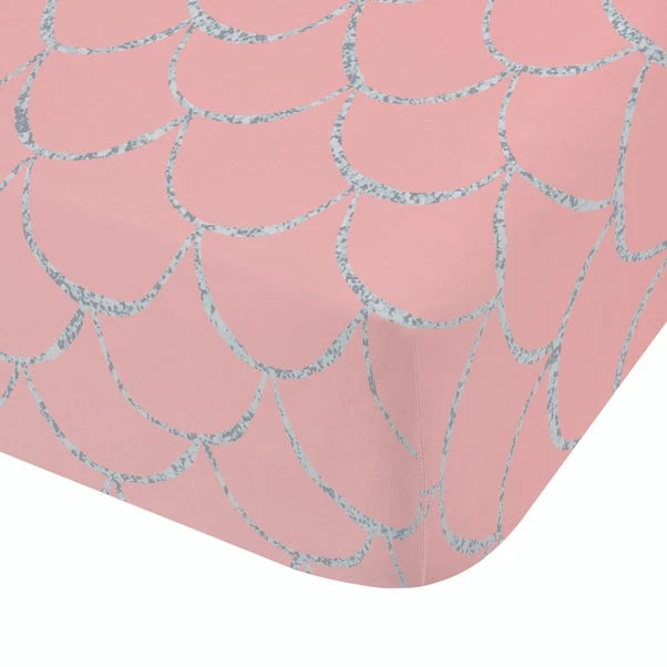 Catherine Lansfield Mermaid Ombre Single Fitted Sheet 2 Catherine Lansfield Mermaid Ombre Single Fitted Sheet - Image 2