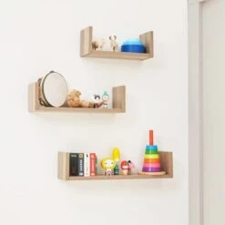 Tutti Bambini Modena Set Of Three UShaped Wall Shelves
