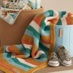 Tutti Bambini Chunky Knitted Baby Blanket -IT Luggage Kids Sales Store 30884597