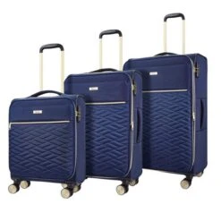Rock Luggage Set Of 3 Sloane Soft Shell Suitcases -IT Luggage Kids Sales Store 30887824