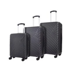 Rock Luggage Set Of 3 Santiago Hard Shell Suitcases