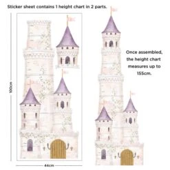 Magical Princess Tower Height Chart -IT Luggage Kids Sales Store 30892534 alt09