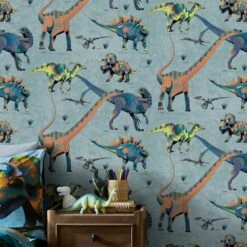 Age Of Dinosaurs Wallpaper -IT Luggage Kids Sales Store 30892537 alt03