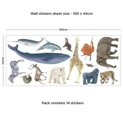 Mammals Wall Stickers -IT Luggage Kids Sales Store 30892539 alt09
