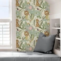 Jungle Friends Wallpaper -IT Luggage Kids Sales Store 30893008 alt03