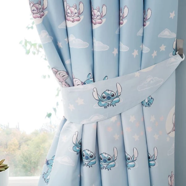Disney Stitch Blackout Eyelet Curtains 2 Disney Stitch Blackout Eyelet Curtains - Image 2