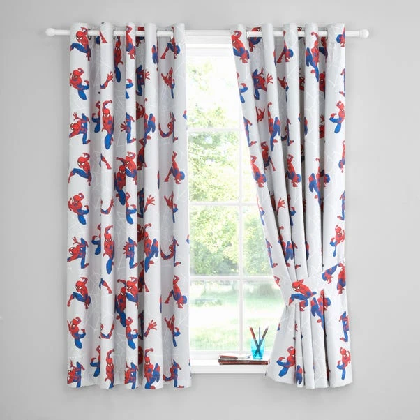 Marvel Spiderman Blackout Eyelet Curtains 1 Marvel Spiderman Blackout Eyelet Curtains