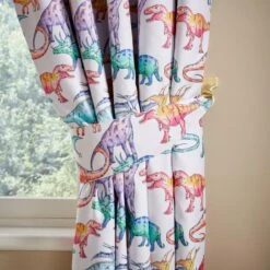 Dinosaurs Gallery Blackout Eyelet Curtains -IT Luggage Kids Sales Store 30898274 alt04