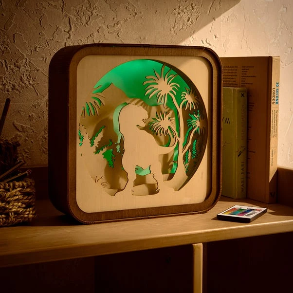 Dinosaur Layered Colour Changing Light Box 2 Dinosaur Layered Colour Changing Light Box - Image 2