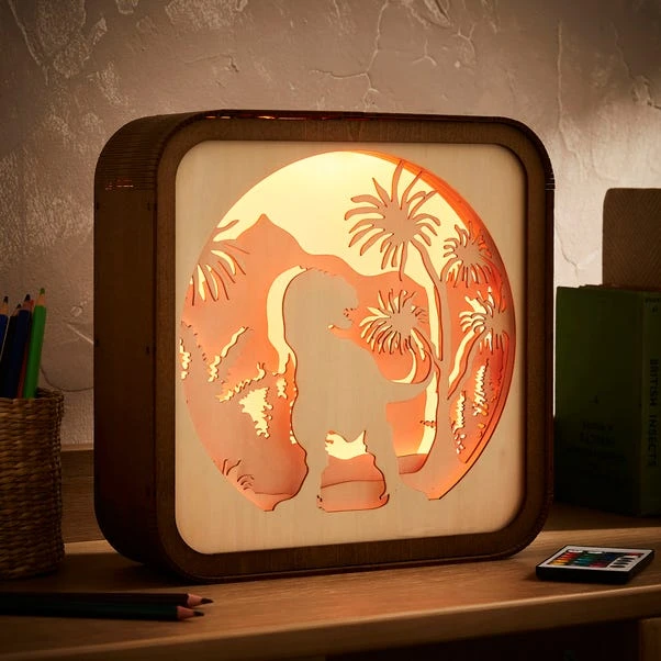 Dinosaur Layered Colour Changing Light Box 3 Dinosaur Layered Colour Changing Light Box - Image 3