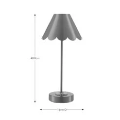 Remi Scalloped Rechargeable Metal Table Lamp -IT Luggage Kids Sales Store 30898644 alt08