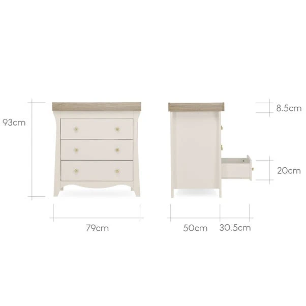 CuddleCo Clara 2 Piece Nursery Furniture Set 10 CuddleCo Clara 2 Piece Nursery Furniture Set - Image 10