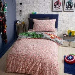 Marvel Avengers Quilt Cover Set 23 Marvel Avengers Quilt Cover Set -IT Luggage Kids Sales Store 30912328 alt01