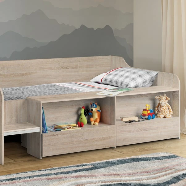 Stella Low Sleeper Children's Bed With Shelving 2 Stella Low Sleeper Children's Bed With Shelving - Image 2
