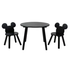 Disney Mickey Mouse Black Table And Chair Set -IT Luggage Kids Sales Store 30914529 alt03