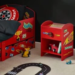 Disney Pixar Lightning McQueen Bedside Table