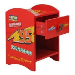 Disney Pixar Lightning McQueen Bedside Table -IT Luggage Kids Sales Store 30914530 alt03
