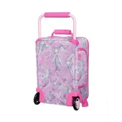 IT Luggage Curiosity Soft Shell Kiddies Mermaid Print Pink Suitcase -IT Luggage Kids Sales Store 30915480 alt02