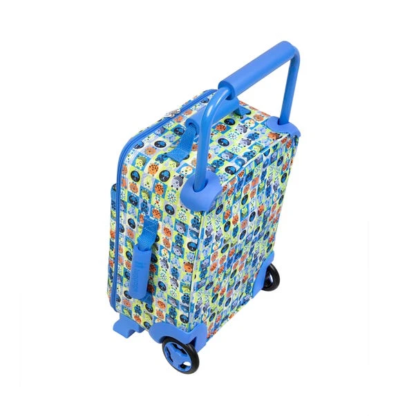 IT Luggage Curiosity Soft Shell Kiddies Minimals Blue Suitcase 4 IT Luggage Curiosity Soft Shell Kiddies Minimals Blue Suitcase - Image 4