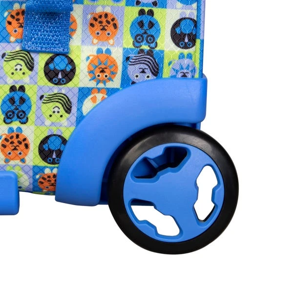 IT Luggage Curiosity Soft Shell Kiddies Minimals Blue Suitcase 5 IT Luggage Curiosity Soft Shell Kiddies Minimals Blue Suitcase - Image 5