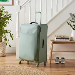 IT Luggage Lustrous Soft Shell Suitcase