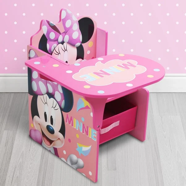 Disney Minnie Mouse Chair And Desk With Storage Bin 1 Disney Minnie Mouse Chair And Desk With Storage Bin