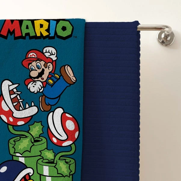NINTENDO Super Mario Cotton Beach Towel 4 NINTENDO Super Mario Cotton Beach Towel - Image 4