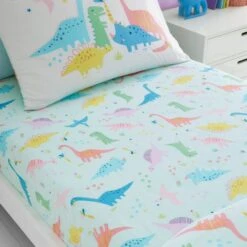 Catherine Lansfield Dinosaur Friends Fitted Sheet 12 Catherine Lansfield Dinosaur Friends Fitted Sheet -IT Luggage Kids Sales Store 30931750