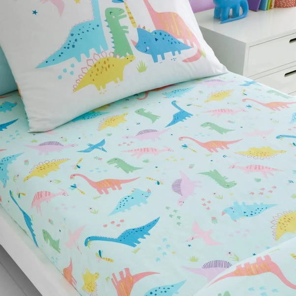 Catherine Lansfield Dinosaur Friends Fitted Sheet 1 Catherine Lansfield Dinosaur Friends Fitted Sheet