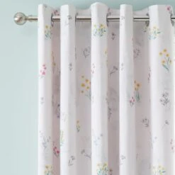Catherine Lansfield Bunny Tails Ditsy Flowers Eyelet Curtains -IT Luggage Kids Sales Store 30931920 alt04