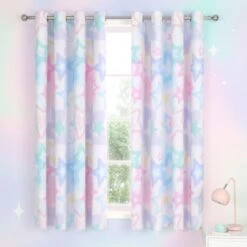 Catherine Lansfield Ombre Stars Eyelet Curtains -IT Luggage Kids Sales Store 30931986 alt01