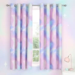 Catherine Lansfield Ombre Stars Eyelet Curtains -IT Luggage Kids Sales Store 30931986 alt02