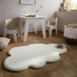 Supersoft Faux Fur Washable Cloud Kids Rug