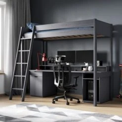 Flair Tera Gaming High Sleeper Bed Frame -IT Luggage Kids Sales Store 30937451