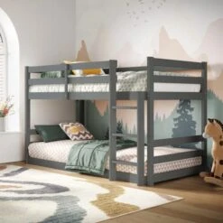 Flair Shasha Low Bunk Bed Frame