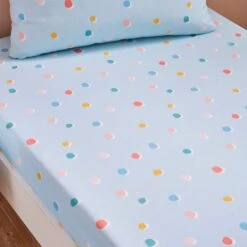 Set Of 2 Bold Floral Thread Count Cotton Fitted Sheets -IT Luggage Kids Sales Store 30937742 alt01