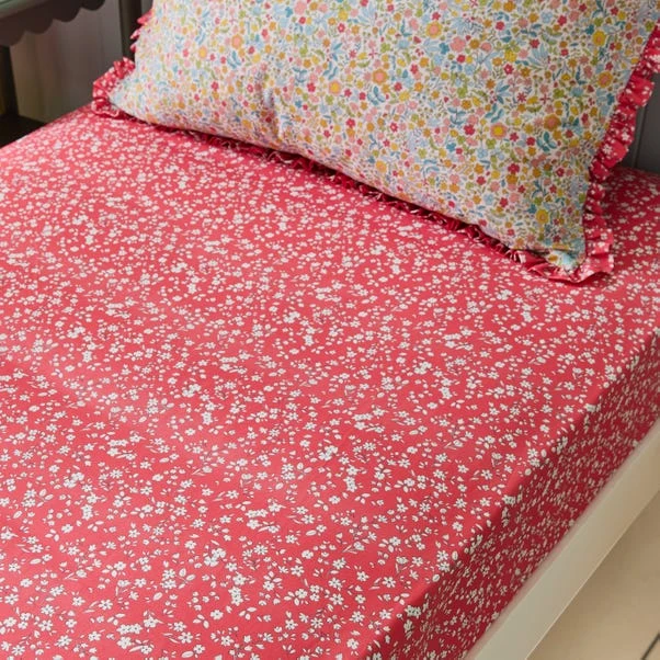 Set Of 2 Ditsy Frill 144 Thread Count Fitted Sheets 2 Set Of 2 Ditsy Frill 144 Thread Count Fitted Sheets - Image 2