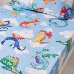 Dragons Thread Count Fitted Sheet