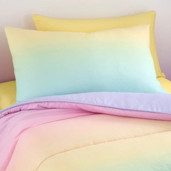 Ombre Pastel 7.5 Tog Single Coverless Duvet And Pillowcase Set 2 Ombre Pastel 7.5 Tog Single Coverless Duvet And Pillowcase Set - Image 2