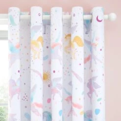 Celestial Unicorn Blackout Eyelet Curtains -IT Luggage Kids Sales Store 30957200