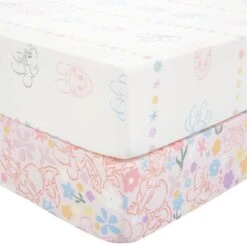 Set Of 2 Disney Minnie Mouse & Daisy Duck Cotton Fitted Sheets -IT Luggage Kids Sales Store 30957207 alt02
